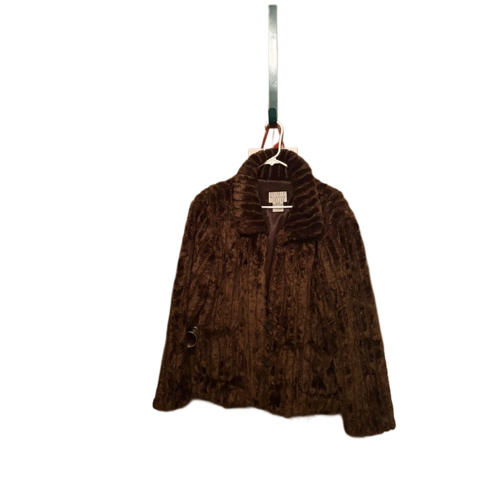 White Stag Brown Teddy Jacket